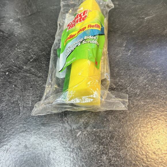 2005 NEW 3M Scotch‎ Brite Roller Mop Refill Cleaning & Scrubber Double Sided - Picture 3 of 8